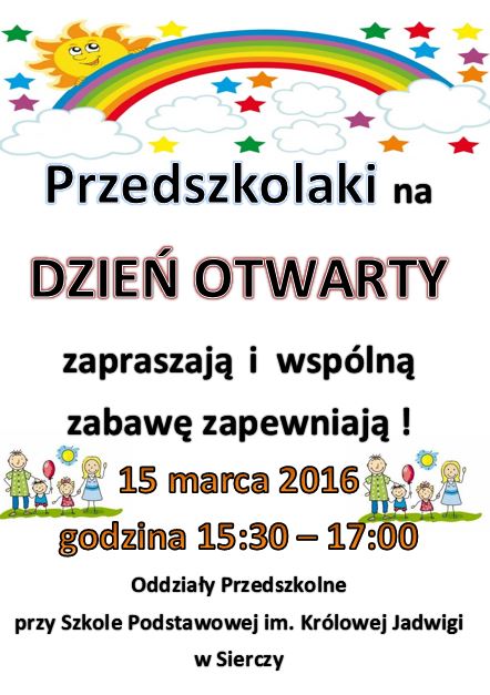 plakat drzi otwarte